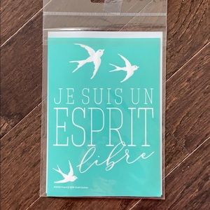 New Retired Chalk Couture A sized transfer